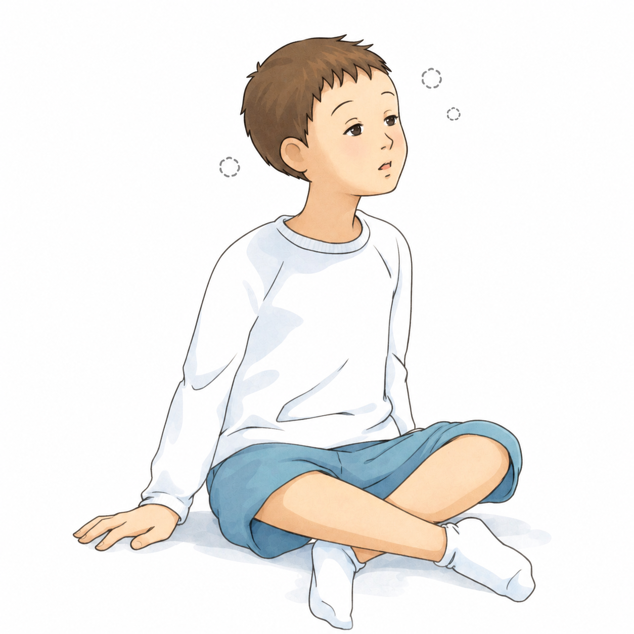 ぼーっとして反応が鈍くなっている子ども